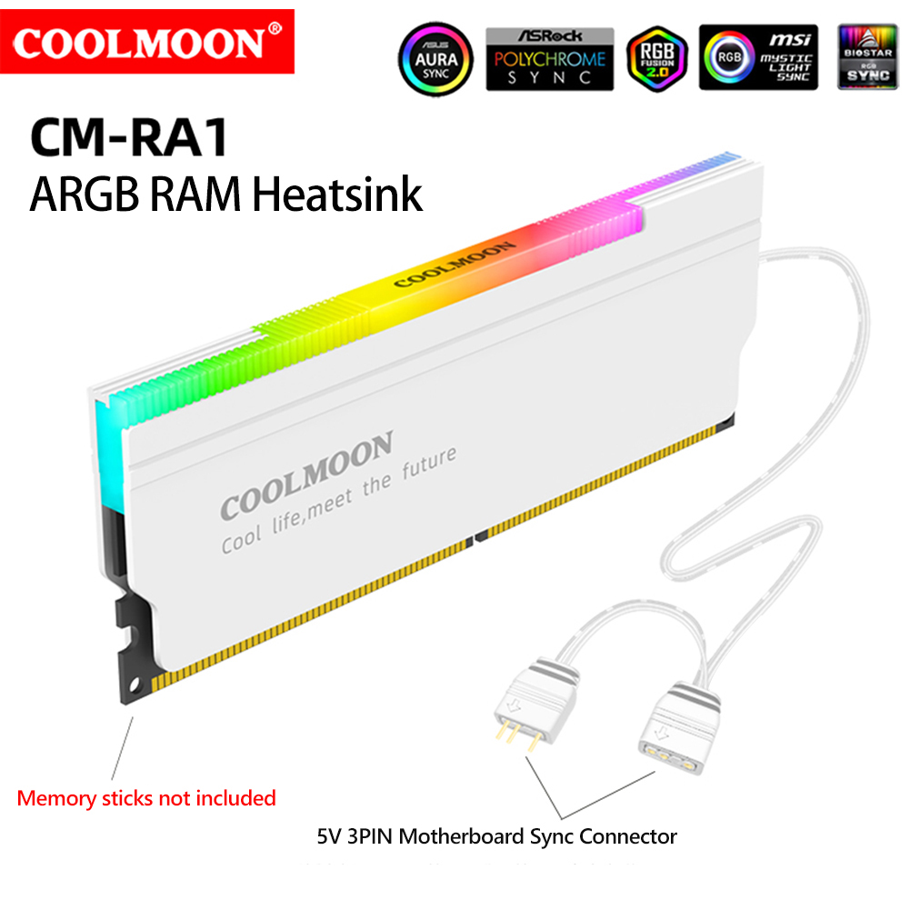 COOLMOON 5V-3PIN ARGB радиатор – обзор и цена Ddr5 Rgb Ram